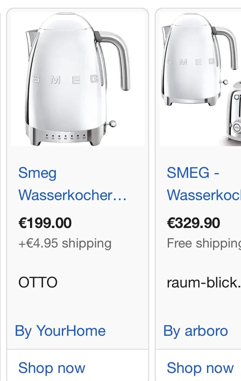 کتری برقی اسمگ Smeg|قوری، کتری، قهوه‌ساز دستی|تهران, دروس|دیوار