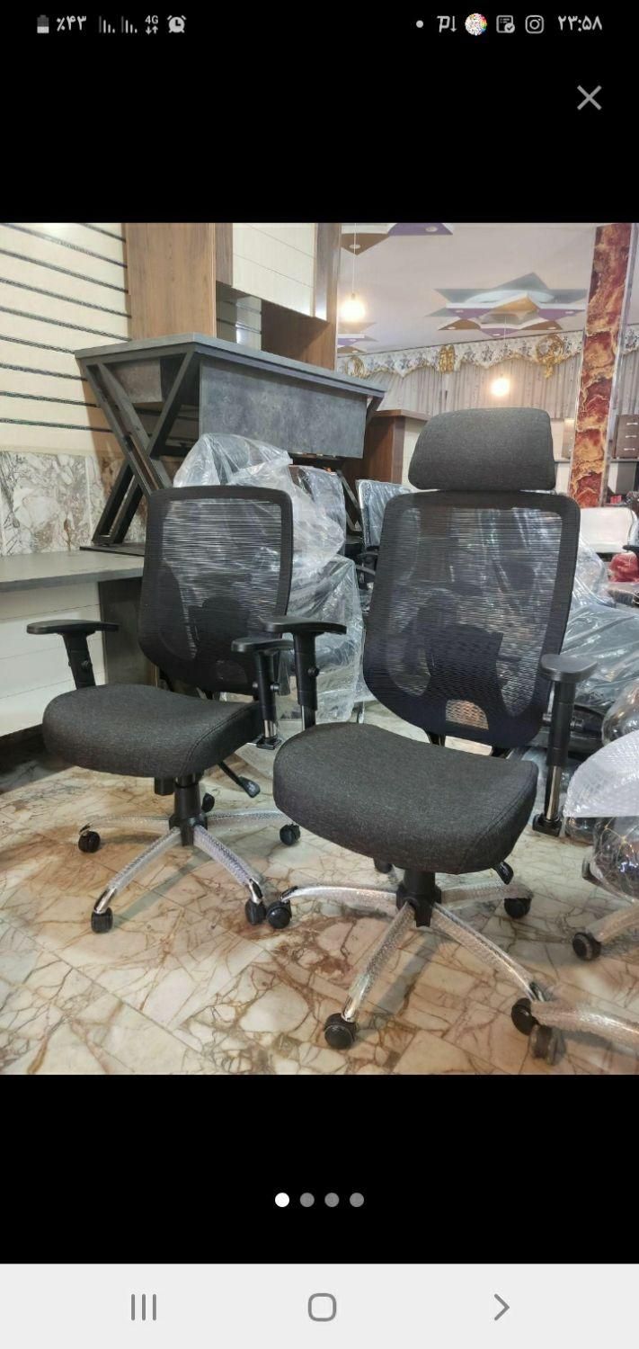 صندلی کارمندی مدیریت طرح نیلیپر|مبلمان اداری|رشت, پیرکلاچای|دیوار