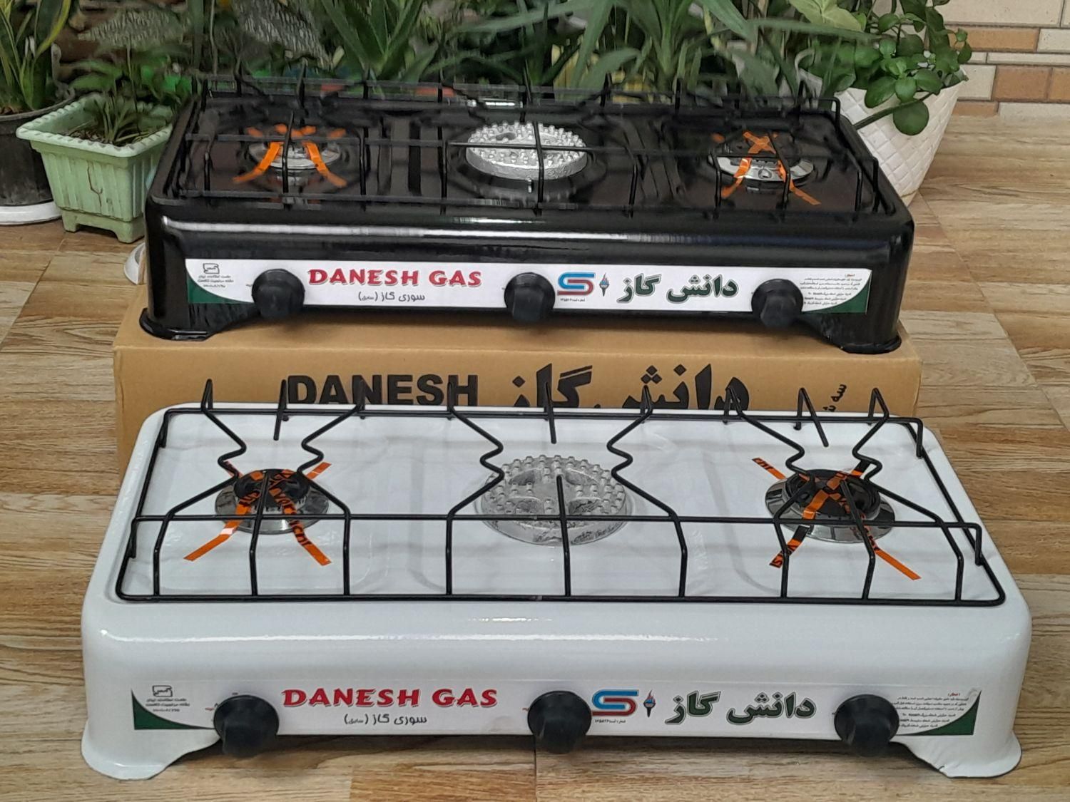 اجاق گاز رومیزی لعاب یک دو سه پنج شعله سفید مشکی|اجاق گاز و لوازم برقی پخت‌وپز|رشت, نظری|دیوار