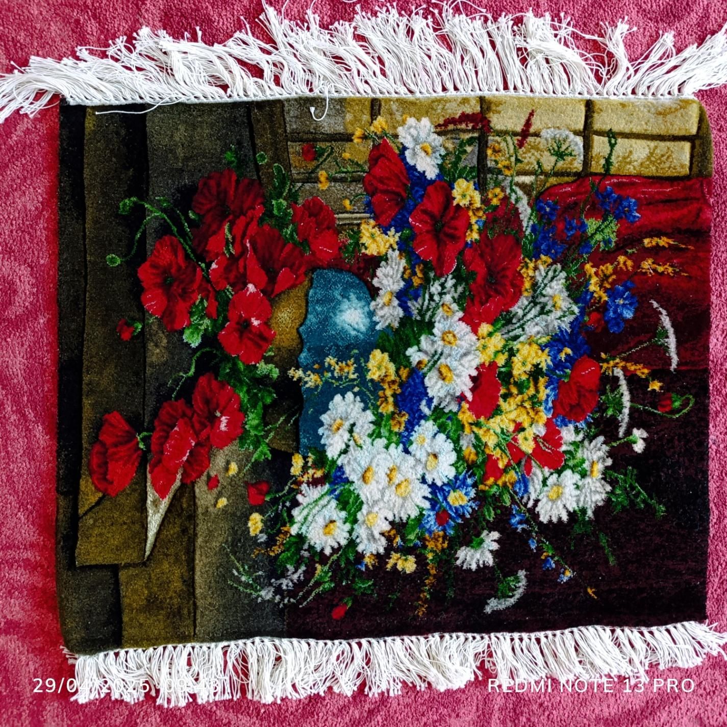 تابلو دست بافت ریز بافت|تابلو فرش|ارومیه, |دیوار