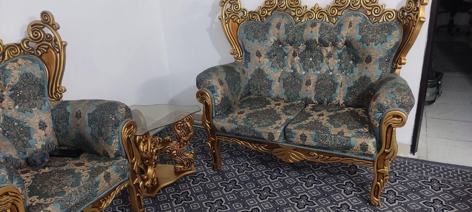 مبل سلطنتی 7نفره|مبلمان خانگی و میز عسلی|ری, |دیوار
