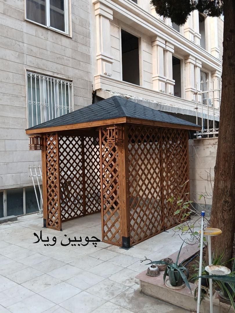 آلاچیق چوبی الاچیق فلزی بازسازی خانه|مصالح و تجهیزات ساختمان|تهران, شهرک راه‌آهن|دیوار