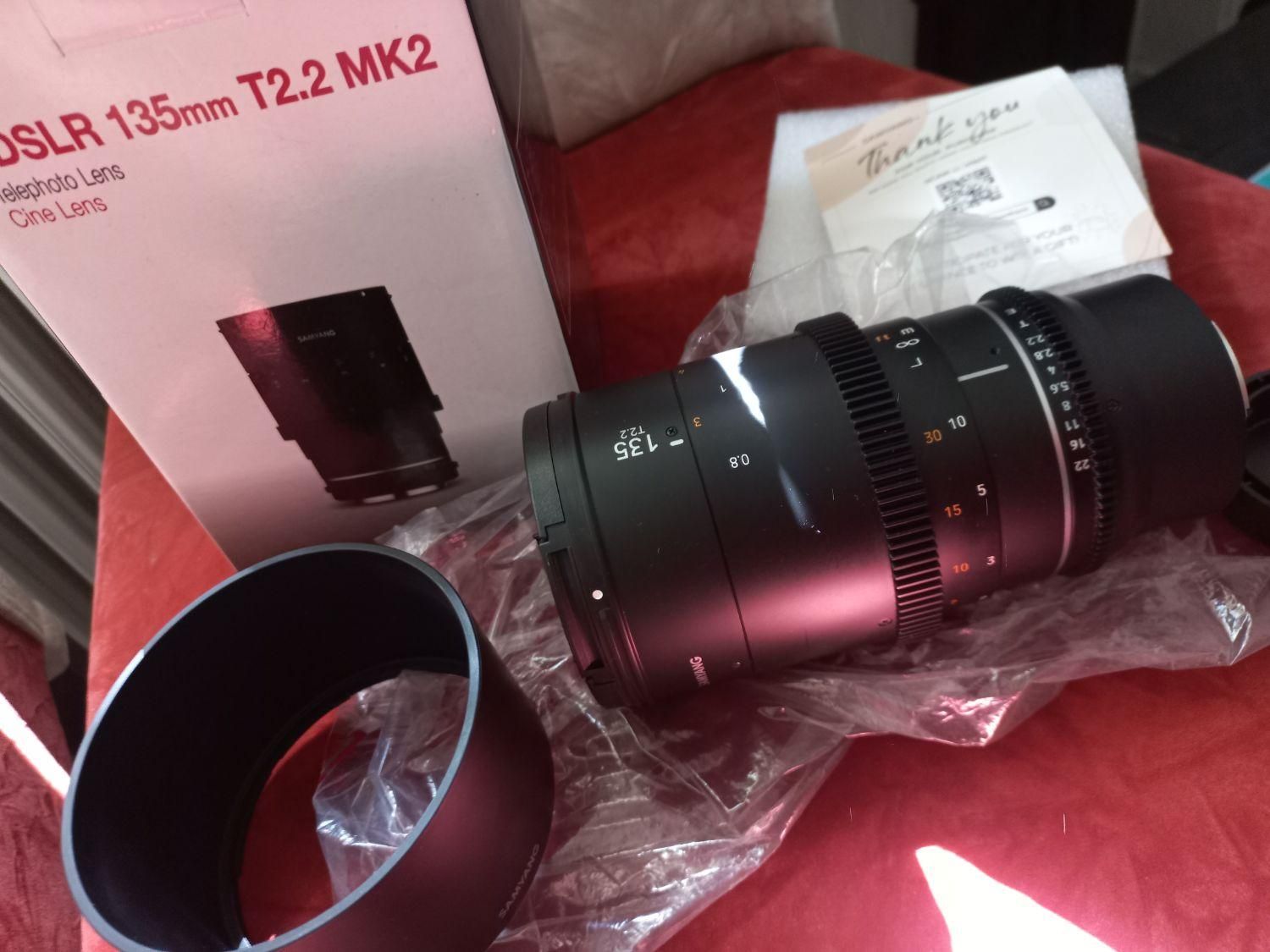لنز پرتره سونی SAMYANG 135MM T2.2 VDSLR MK2 sony|دوربین عکاسی و فیلم‌برداری|تهران, سعادت‌آباد|دیوار