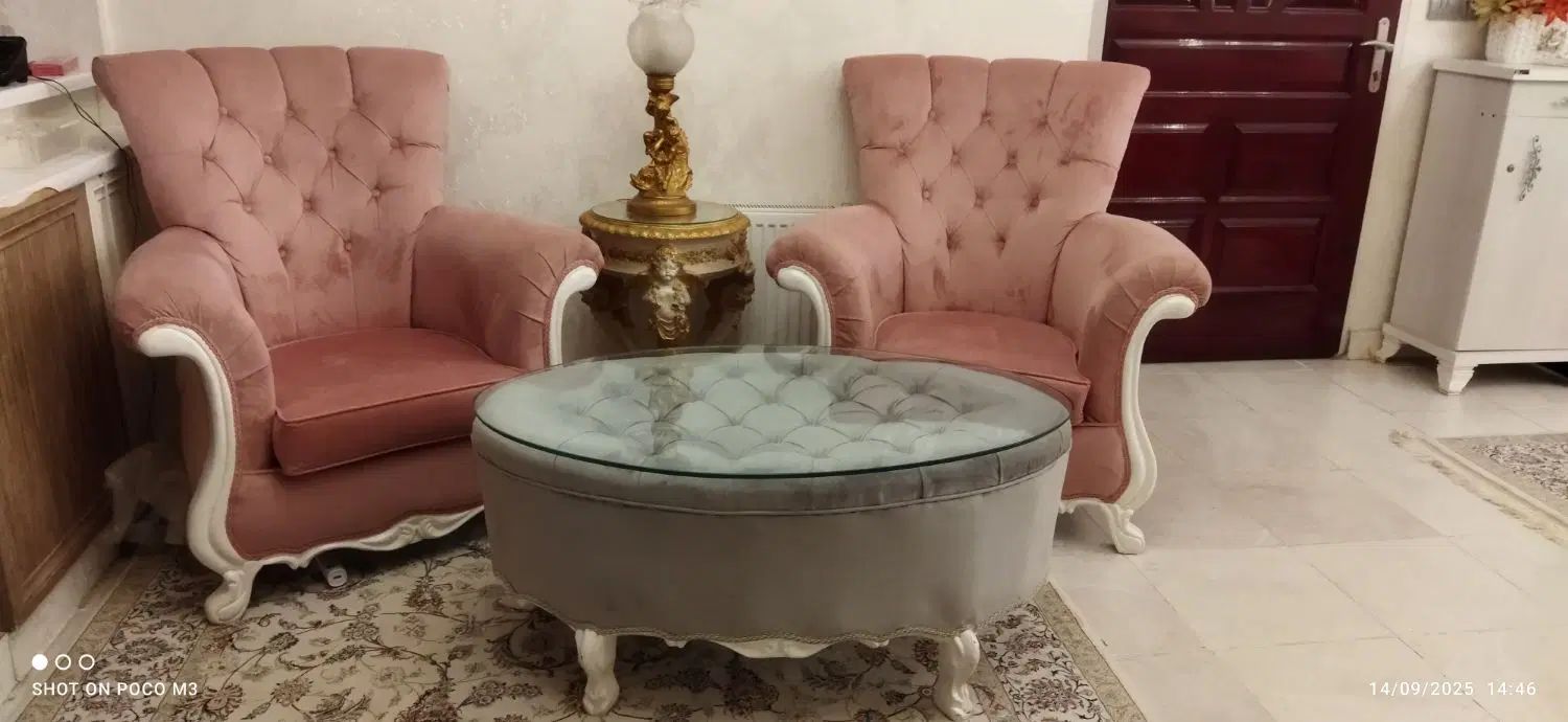 مبل هفت نفره با میز ناهارخوری هشت نفره|مبلمان خانگی و میز عسلی|کرج, استاندارد|دیوار