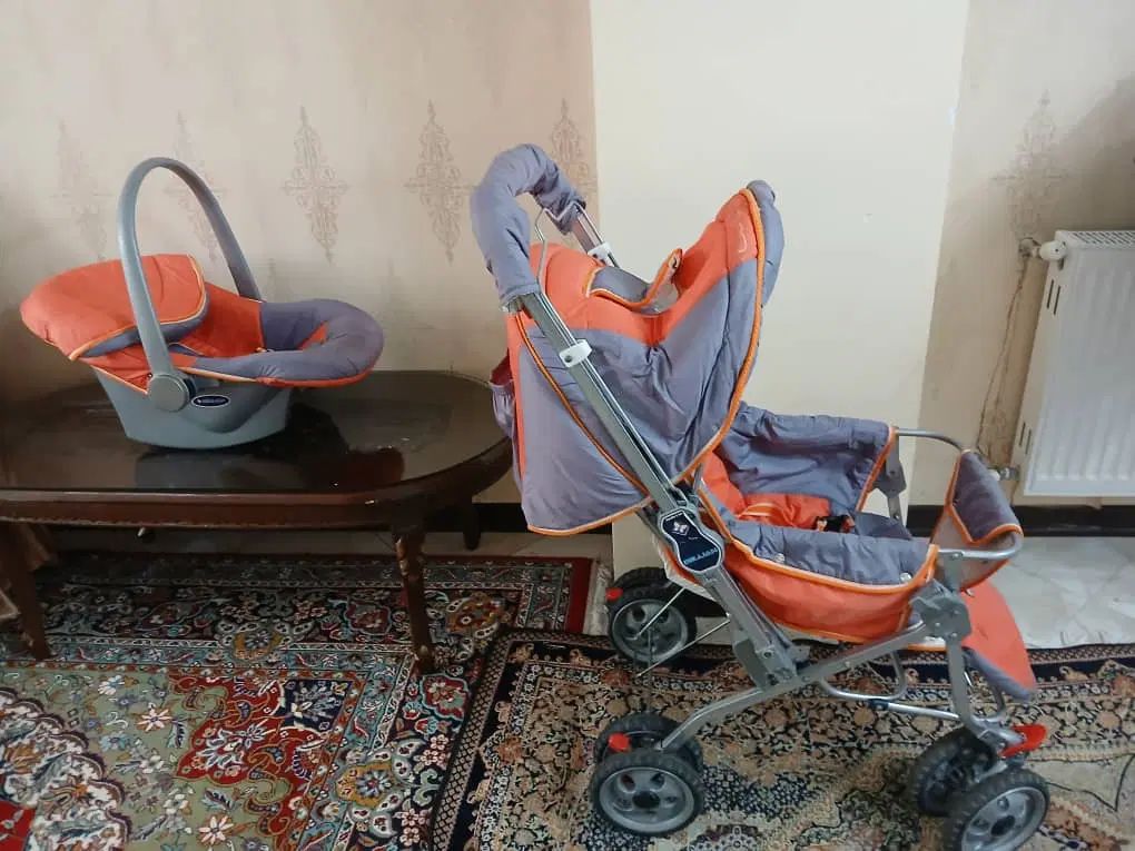 ست کالسکه و کریر برندچیکو|کالسکه و لوازم جانبی|تهران, استخر|دیوار