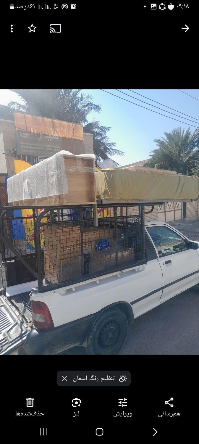 وانت بارکرایه قیمت توافقی وارسال بار به سراسرکشور|خدمات حمل و نقل|اهواز, سیصد دستگاه|دیوار