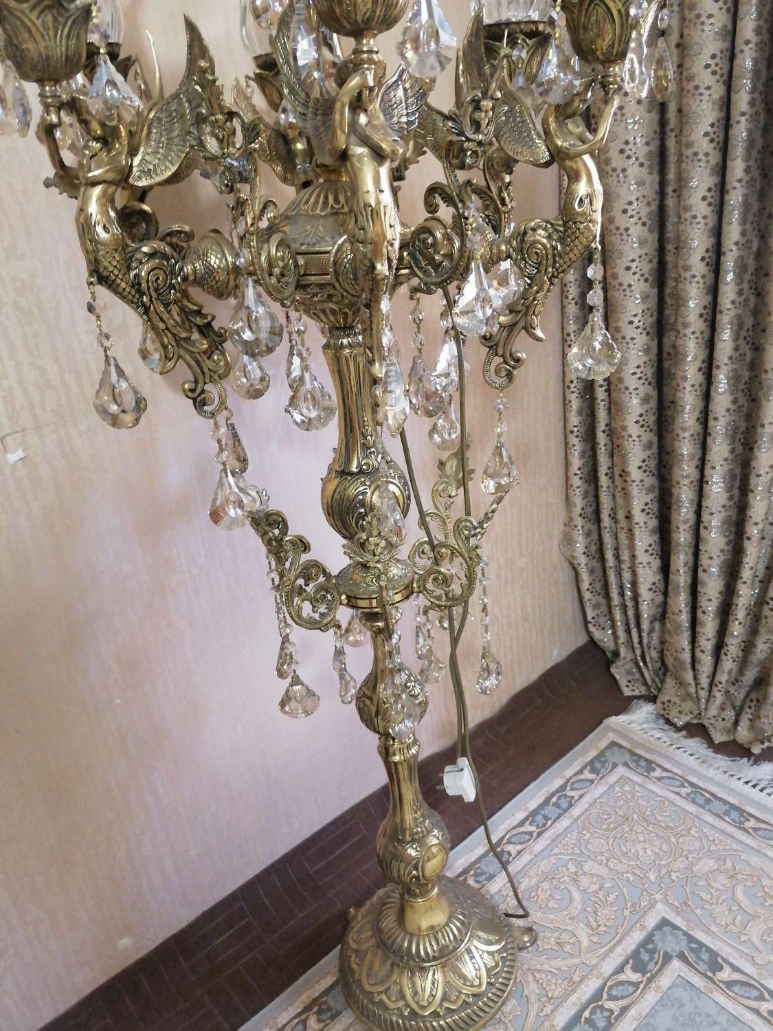 برنز اصل قلم سیاه کار شده|چراغ خواب و آباژور|ملایر, |دیوار
