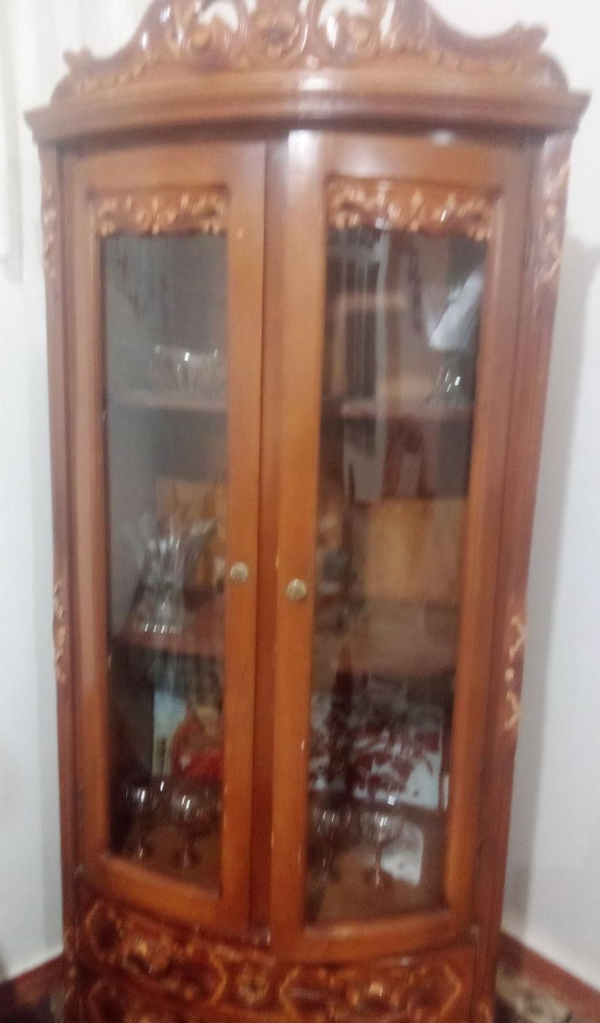 بوفه چوبی|بوفه، ویترین، کنسول|آذرشهر, |دیوار
