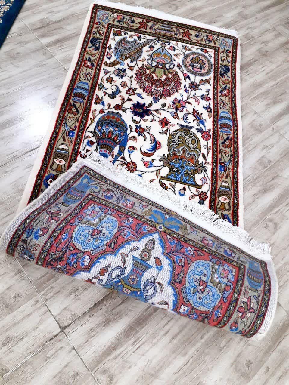 فرش دستباف نو طرح زیر خاکی شیک|فرش|اراک, |دیوار