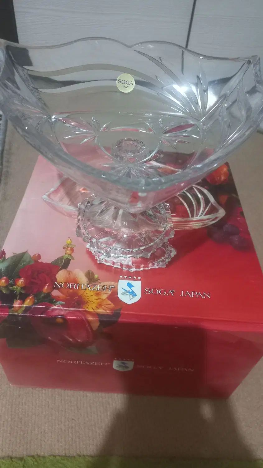 سه تیکه میوه خوری، شیرینی خوری و گزخوری اصل ژاپن|ظروف سرو و پذیرایی|اصفهان, باغ فدک|دیوار
