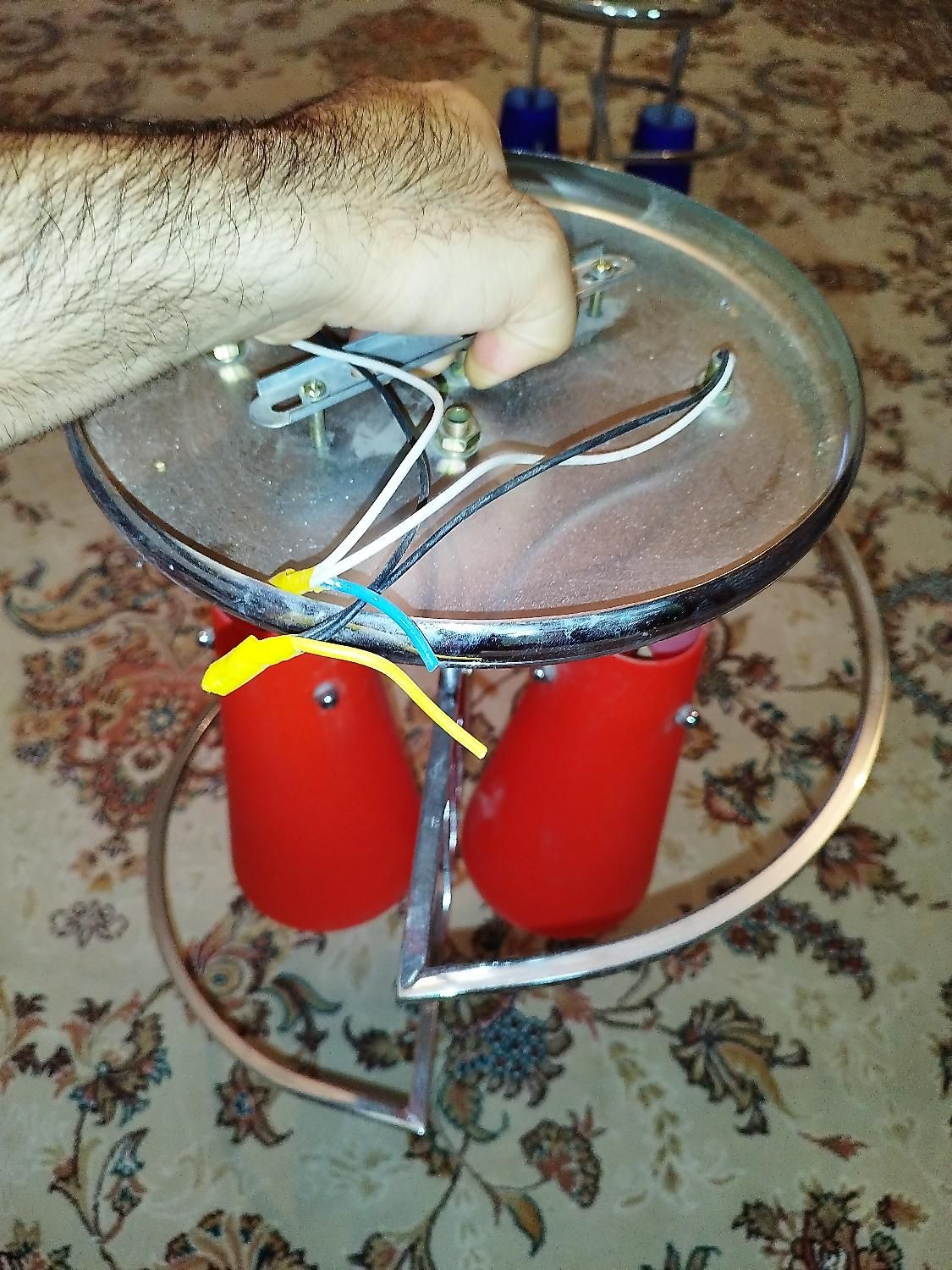 لوستر شیک در حد نو|لوستر و چراغ آویز|شیراز, شهرک ولیعصر|دیوار