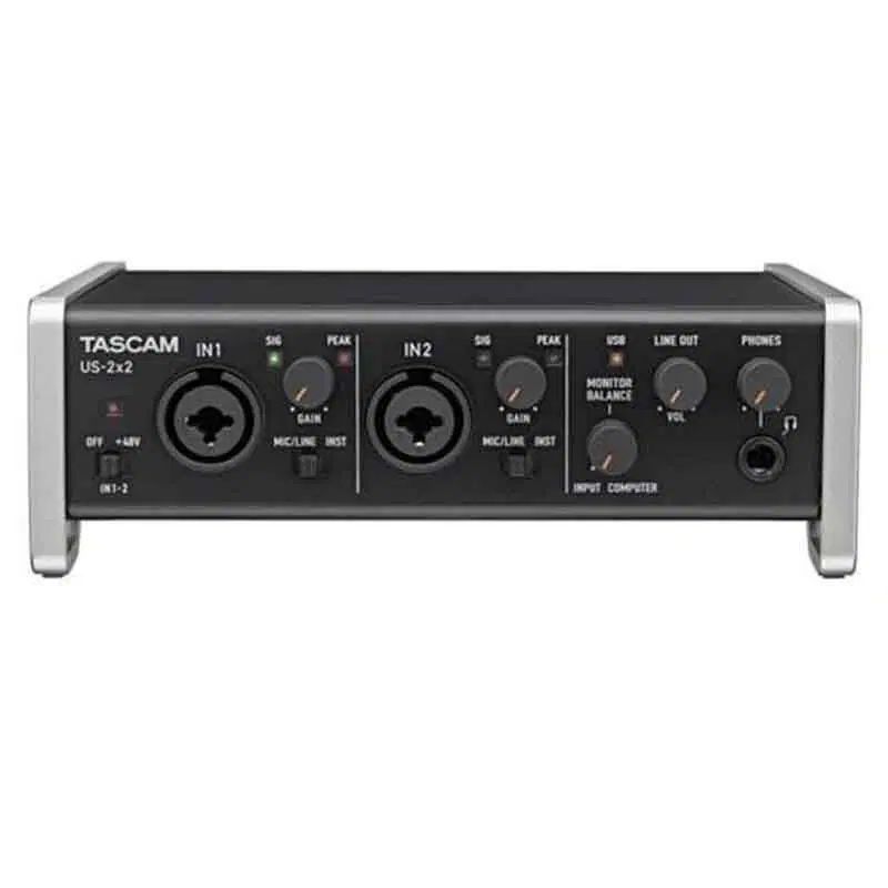 کارت صدا TASCAM US-2x2،هدفون مانیتورینگ،میکروفون|آلات موسیقی|تهران, تهرانسر مرکزی|دیوار