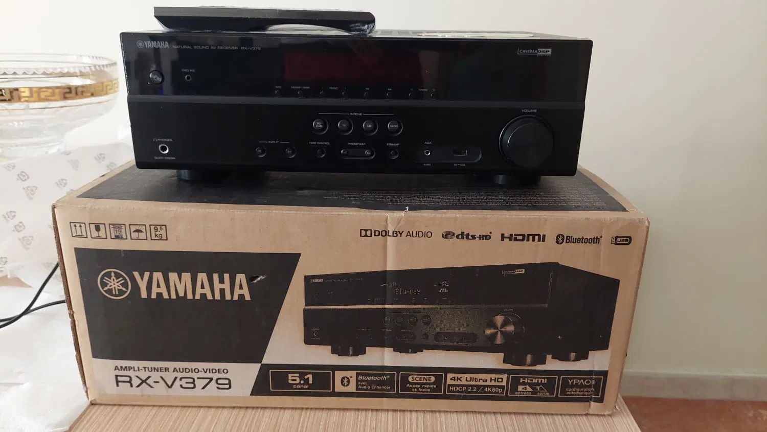 YAMAHA  RX-379 آمپلی فایر سینمایی فول|سیستم صوتی خانگی|تهران, مرزداران|دیوار