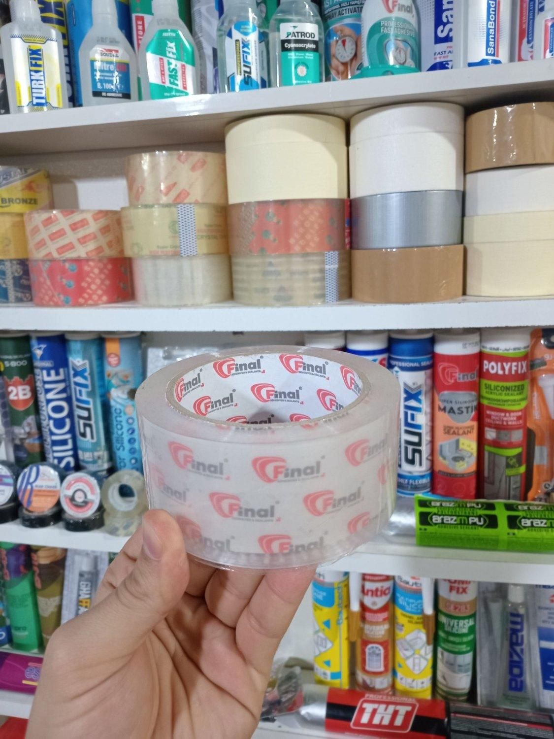 چسب 123 فاینال 400 بنر سوپر گلو نواری پهن سایلت 90|عمده‌فروشی|تهران, اتحاد|دیوار