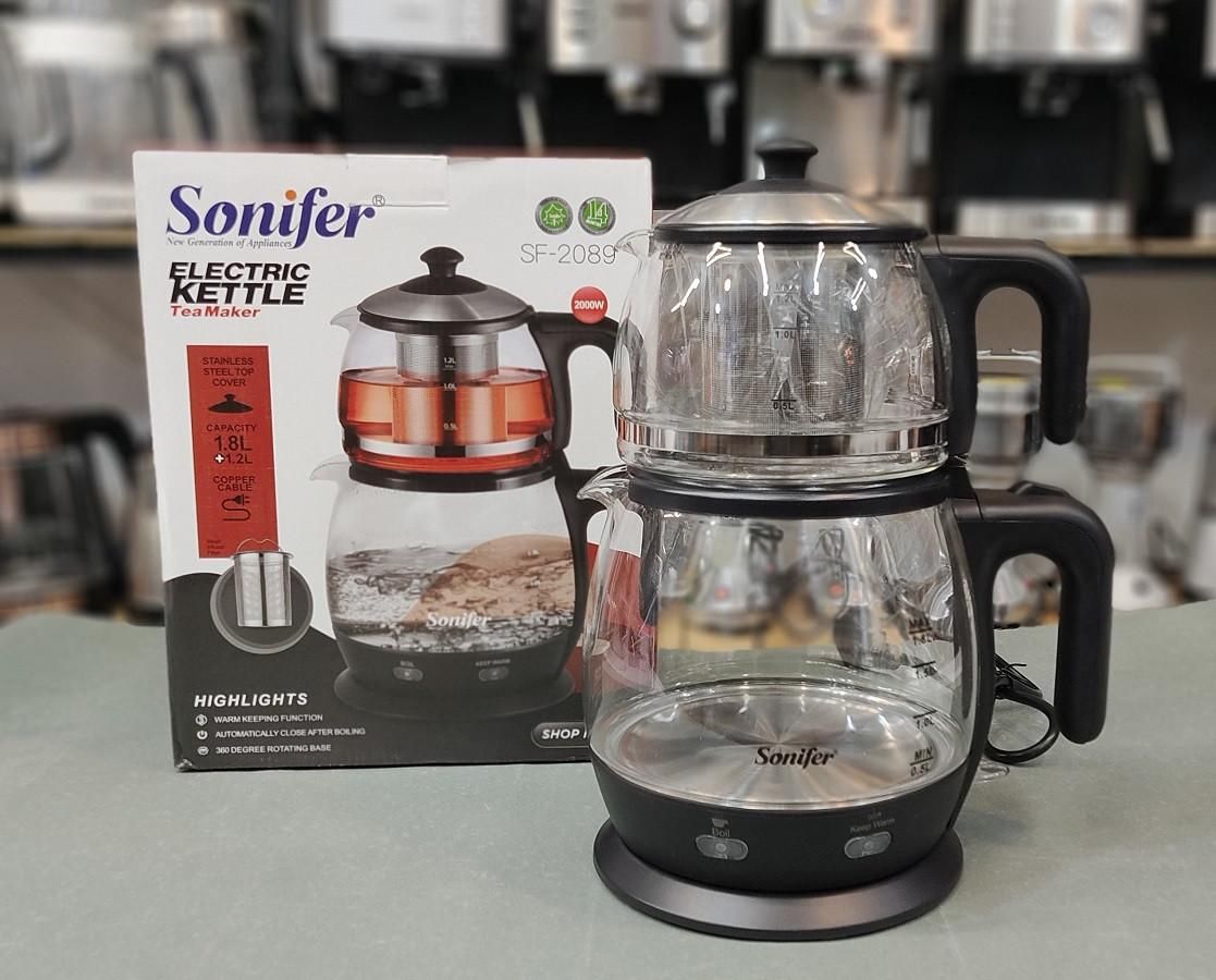 چای ساز روی همی پیرکس سونیفر/چایساز +گارانتی|سماور، چای‌ساز، قهوه‌ساز|مشهد, زیبا شهر|دیوار