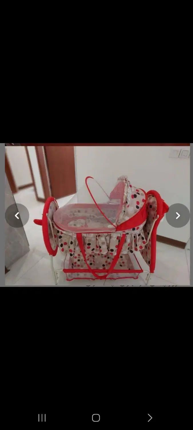 گهواره تاشو نو|تخت و صندلی بچه|تهران, شوش (باغ آذری)|دیوار