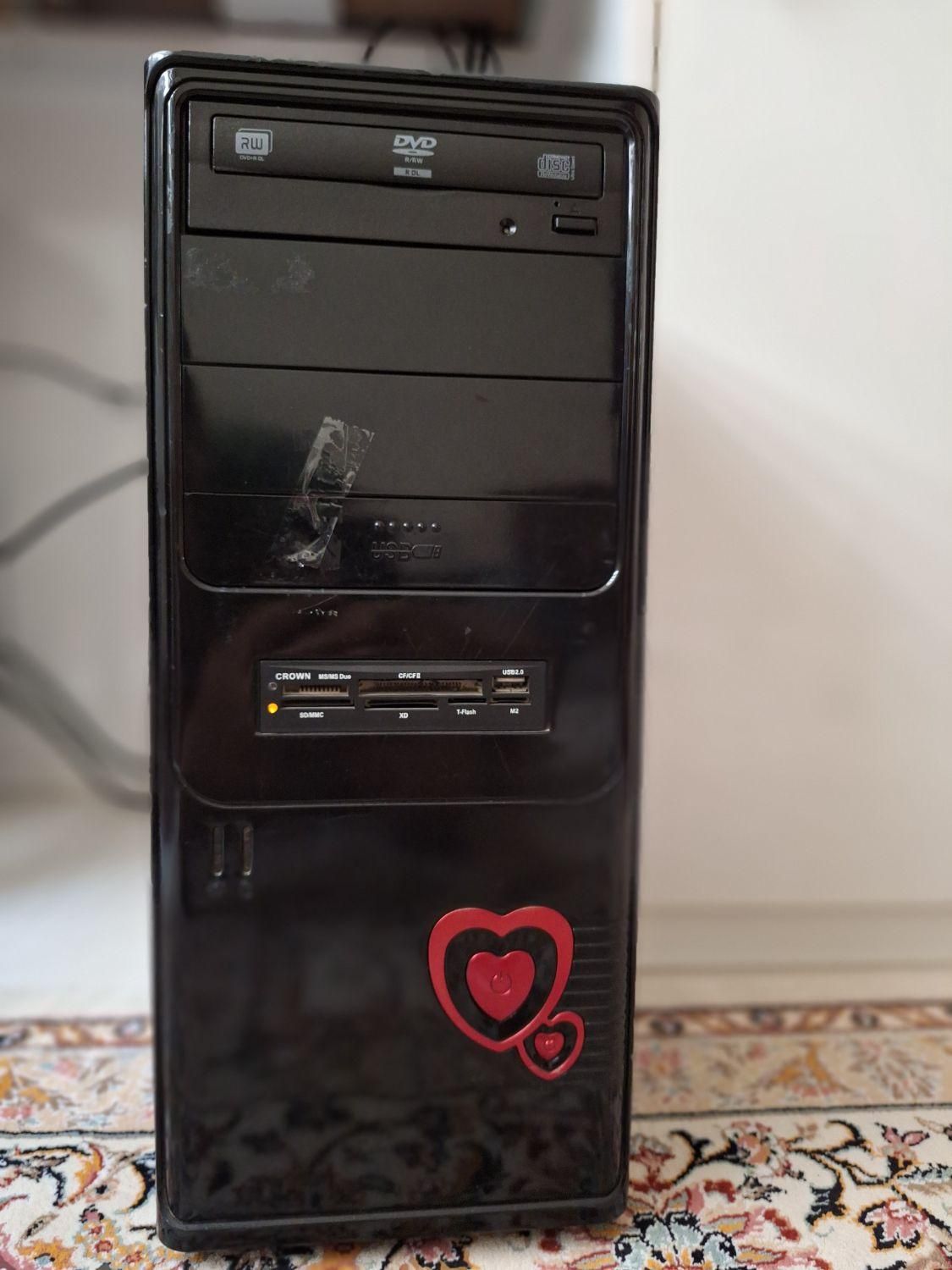 کامپیوتر خانگی + مانیتور 19 اینچ LG|رایانه رومیزی|تهران, تولید دارو|دیوار