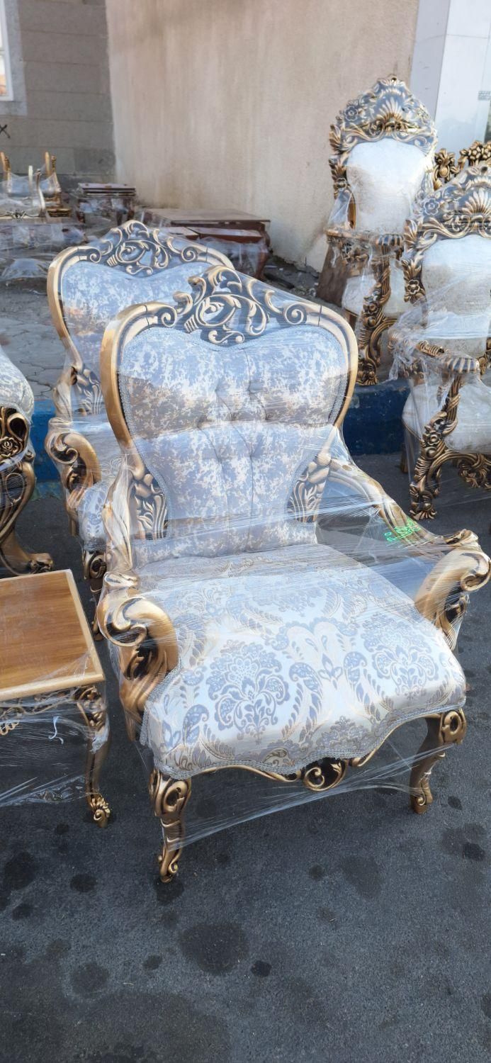 مبل سلطنتی افسون ۷نفره با میزجلو مبلی|مبلمان خانگی و میز عسلی|تبریز, |دیوار
