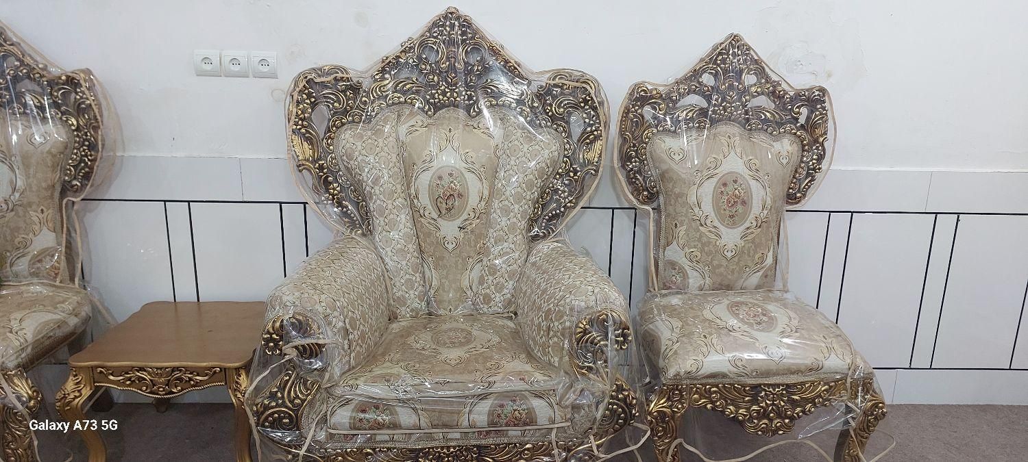 مبلمان سلطنتی ۹نفره در حدنو|مبلمان خانگی و میز عسلی|دزفول, |دیوار