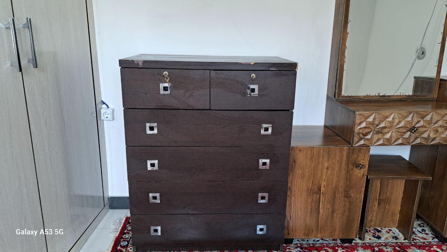 دراور ۵طبقه سالم و محکم|جاکفشی، کمد، دراور|لاهیجان, کوی خزر|دیوار