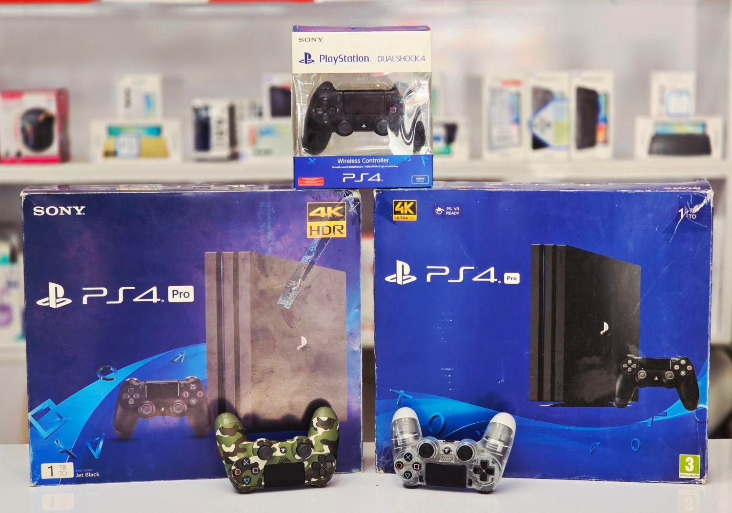 کنسول Play Station 4 Pro کپیخور ورژن 9 در حد آکبند|کنسول، بازی ویدئویی و آنلاین|کرمانشاه, |دیوار