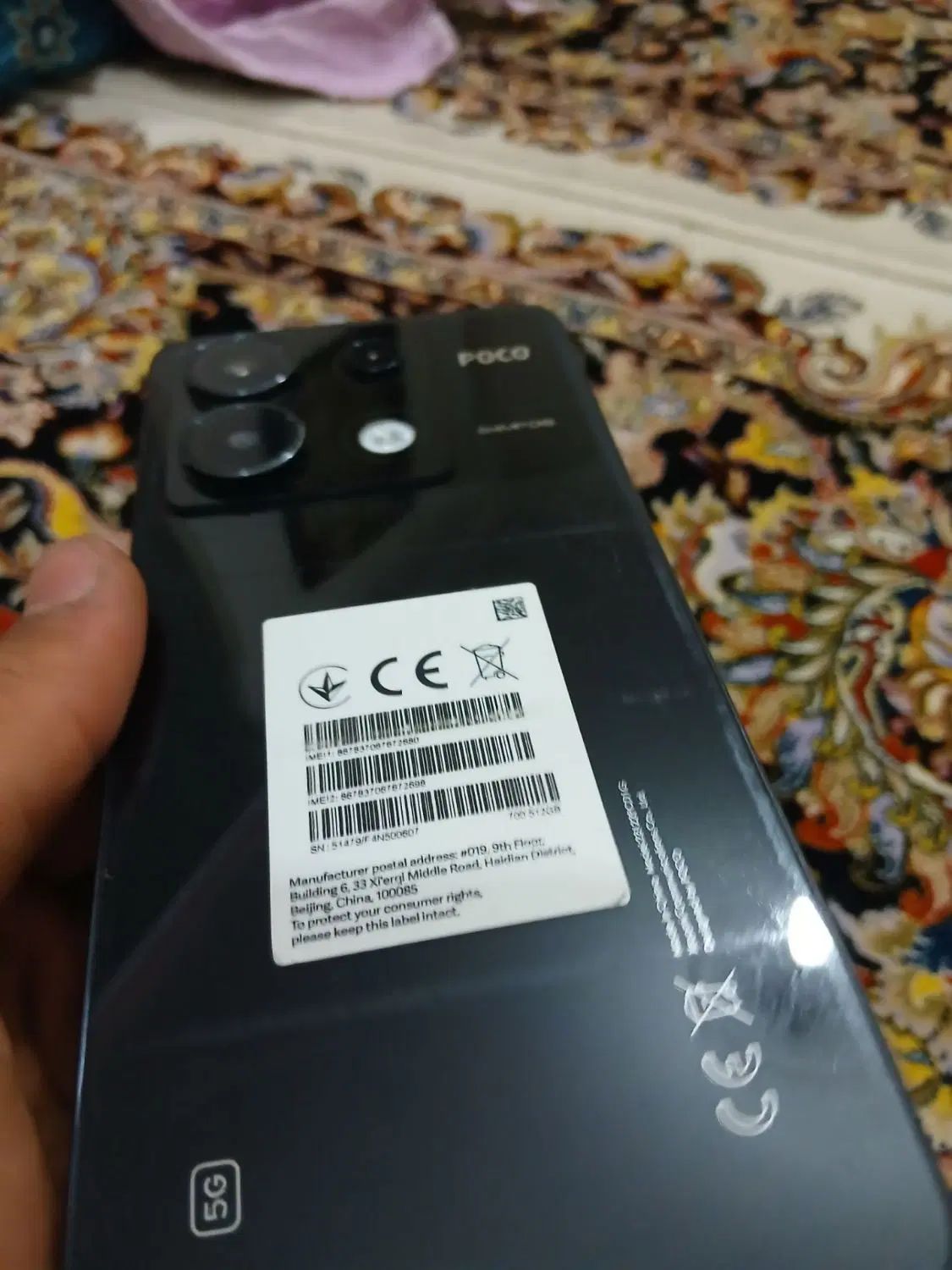 شیائومی Poco X6 با حافظهٔ ۵۱۲ گیگابایت|موبایل|تهران, طیب|دیوار