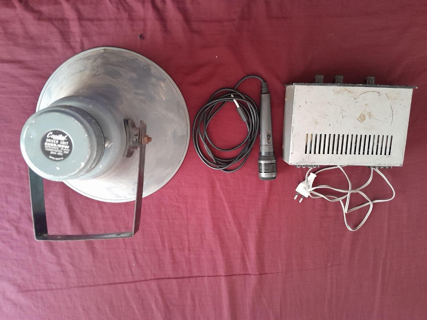 آمپلی فایر.میکروفن .بلندگو شیپوری|صوتی و تصویری|علیآباد کتول, |دیوار