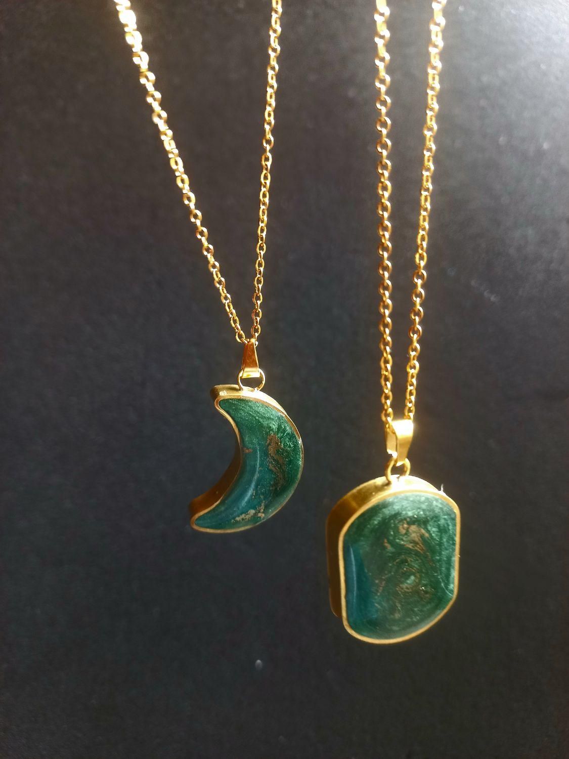 هدیه روز مادر گردنبند رزین رنگ ثابت هنر دست|بدلیجات|گرگان, |دیوار