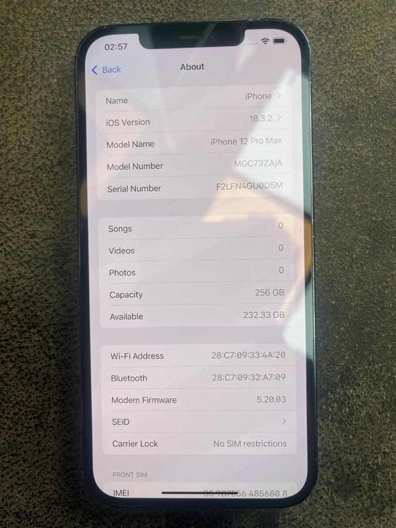 اپل iPhone 12 Pro Max با حافظهٔ ۲۵۶ گیگابایت|موبایل|شهریار, |دیوار