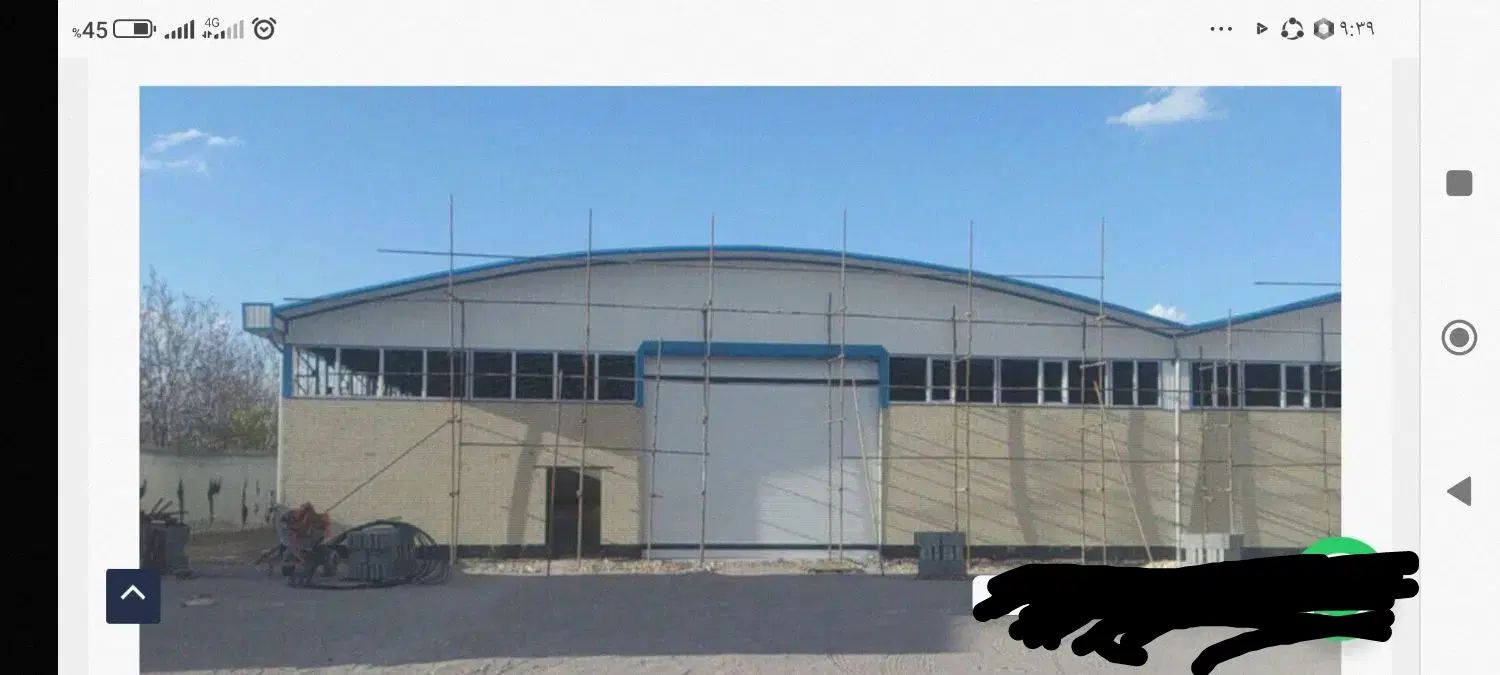 زمین دیوار مناسب سوله کارگاه صنعتی زیرقیمت براصلی|فروش دفتر صنعتی، کشاورزی، تجاری|ابریشم, |دیوار