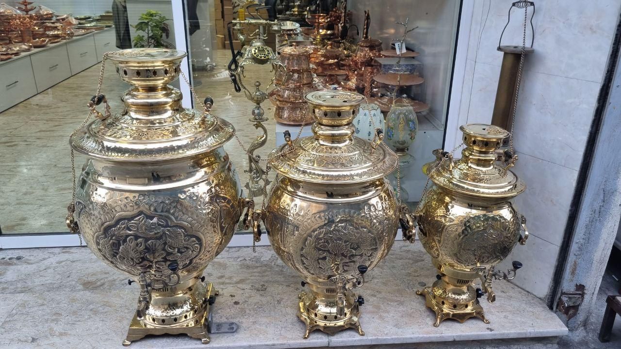 سماور گازی /برقی /برنجی / ۵۰ / ۸۰|سماور، چای‌ساز، قهوه‌ساز|تهران, بازار|دیوار