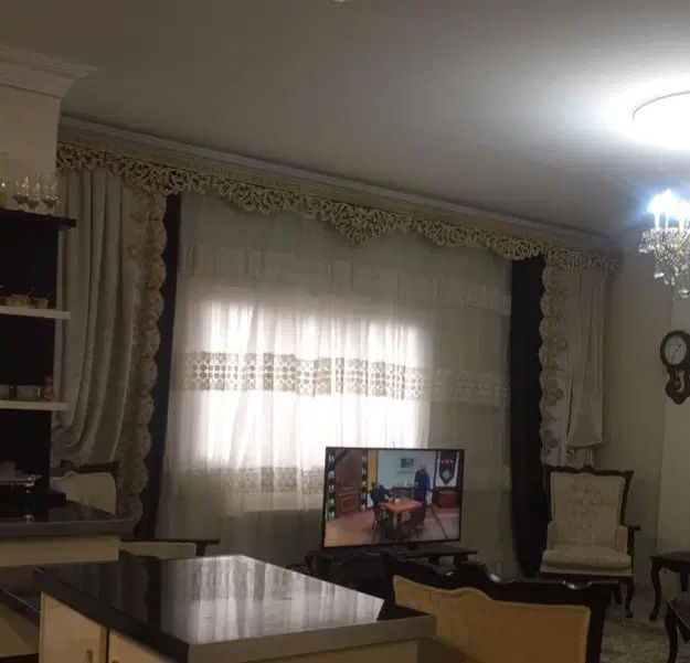 پرده پذیرایی با کتیبه|پرده، رانر، رومیزی|تهران, جهاد|دیوار