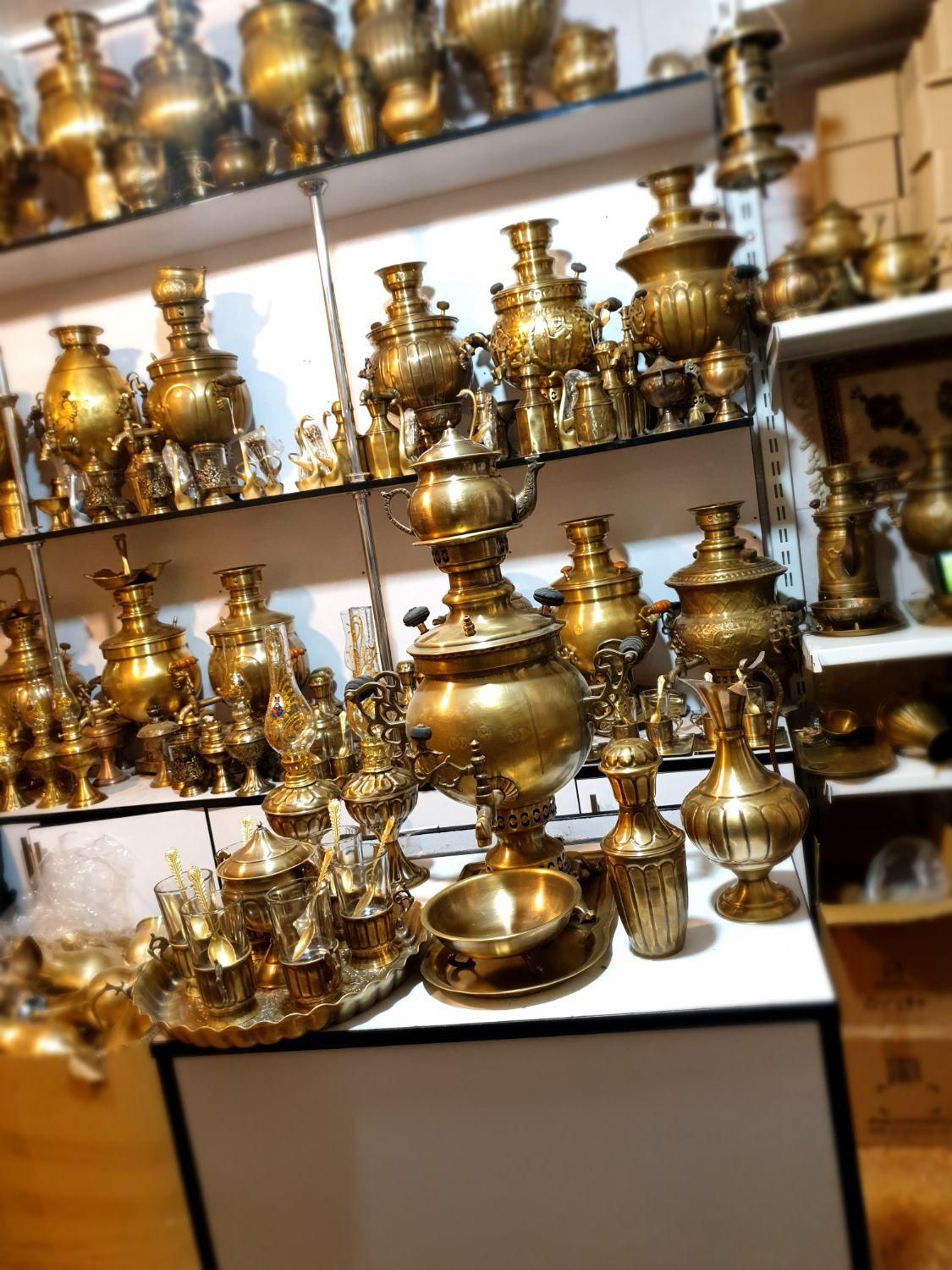 zgسماور miسازی برنجی مسی گازی سماور ذغالی زغالی|کلکسیون اشیاء عتیقه|اصفهان, دستگرده|دیوار