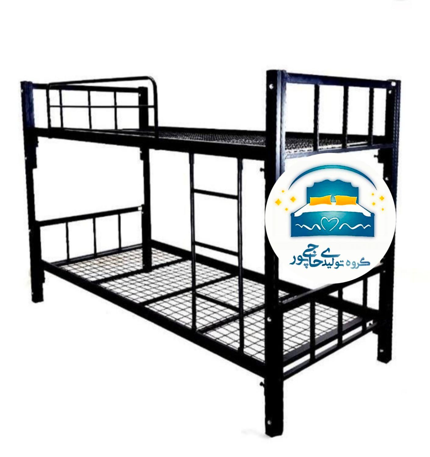 تخت خواب دو طبقه(تختخواب۲دوطبقه)فلزخوابگاهی فنسدار|تخت و سرویس خواب|مشهد, حسینآباد|دیوار