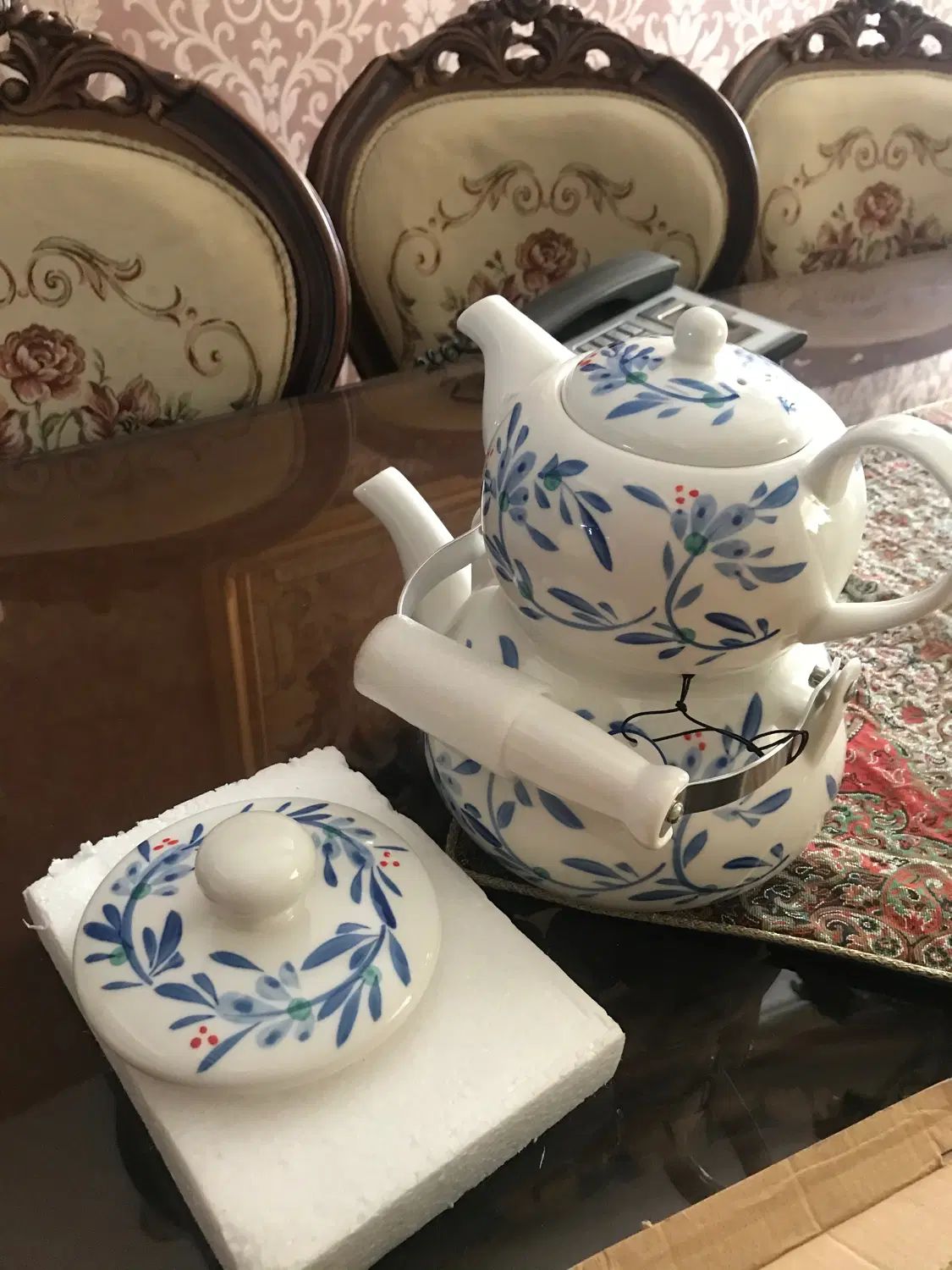 سرویس چای خوری و کتری و قوری ۶نفره جهیزیه|ظروف سرو و پذیرایی|تهران, صادقیه|دیوار