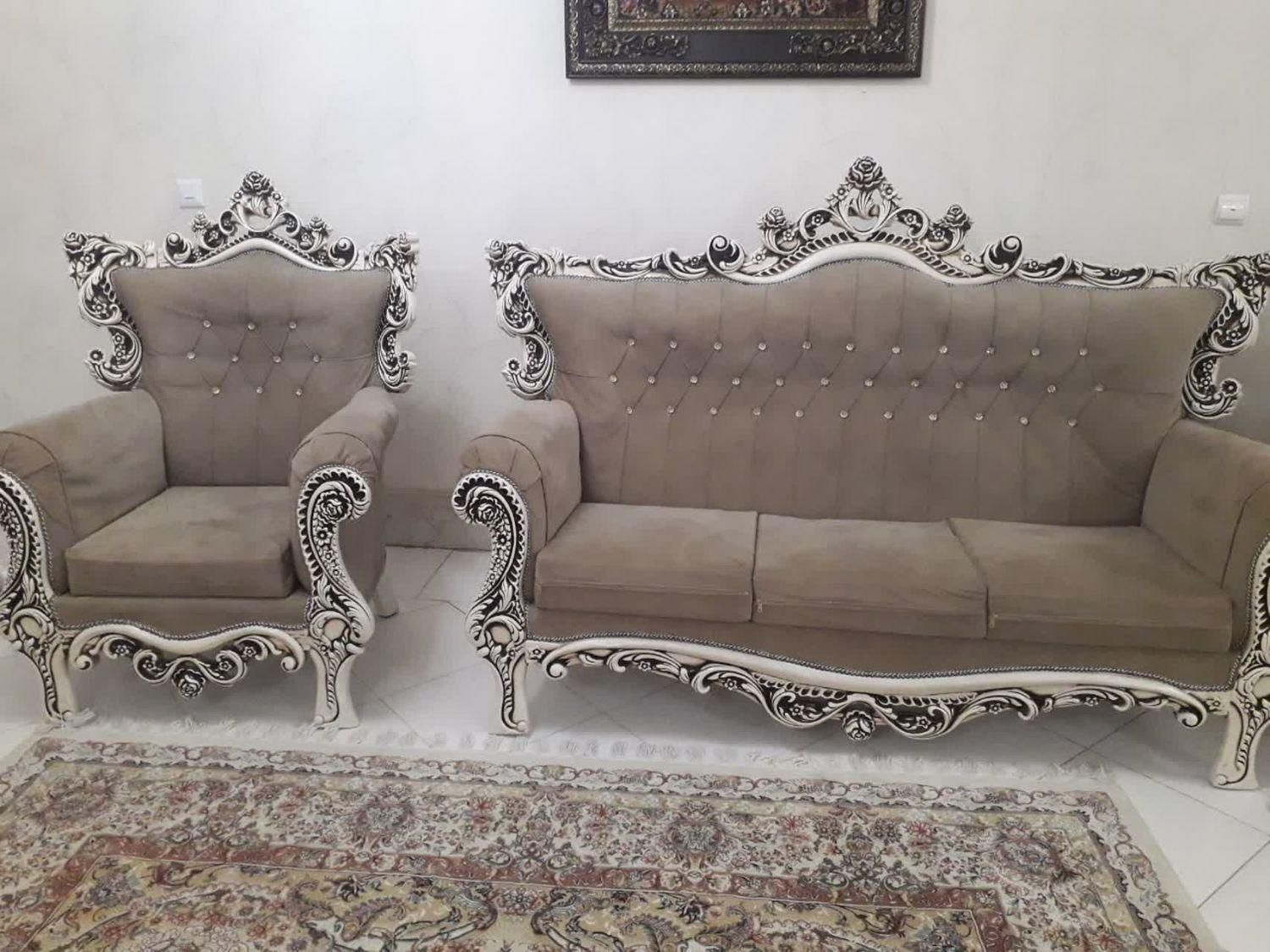 مبل ۷ نفره|مبلمان خانگی و میز عسلی|اراک, |دیوار