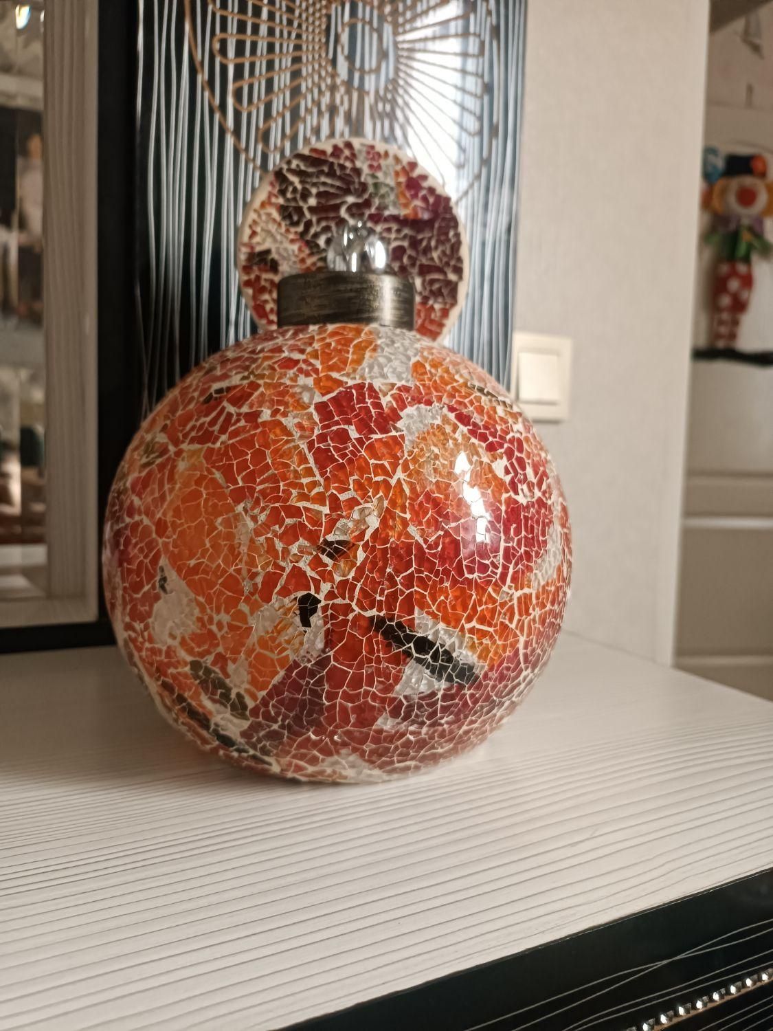 لوستر حبابی مدل خورده شیشه|لوستر و چراغ آویز|قزوین, |دیوار