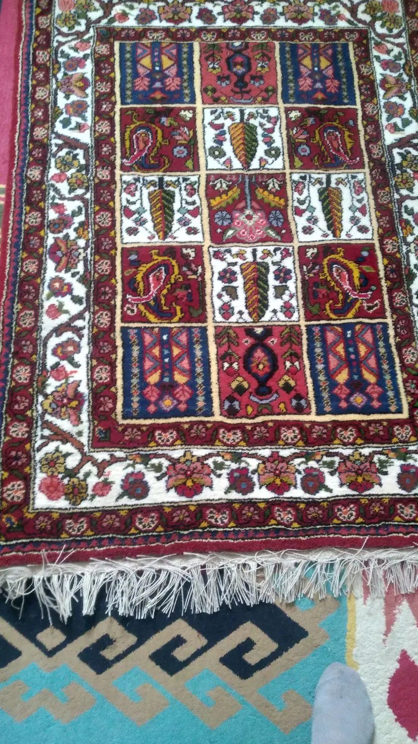 ۲عددفرش دست بافت .زیبا ونوع|فرش|اصفهان, بهارستان|دیوار