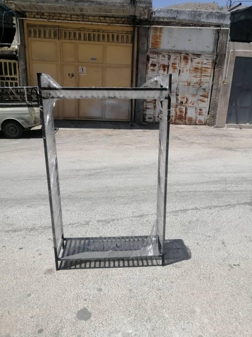 رگال لباسی فلز و چوب فلز|جاکفشی، کمد، دراور|شیراز, عادل آباد|دیوار