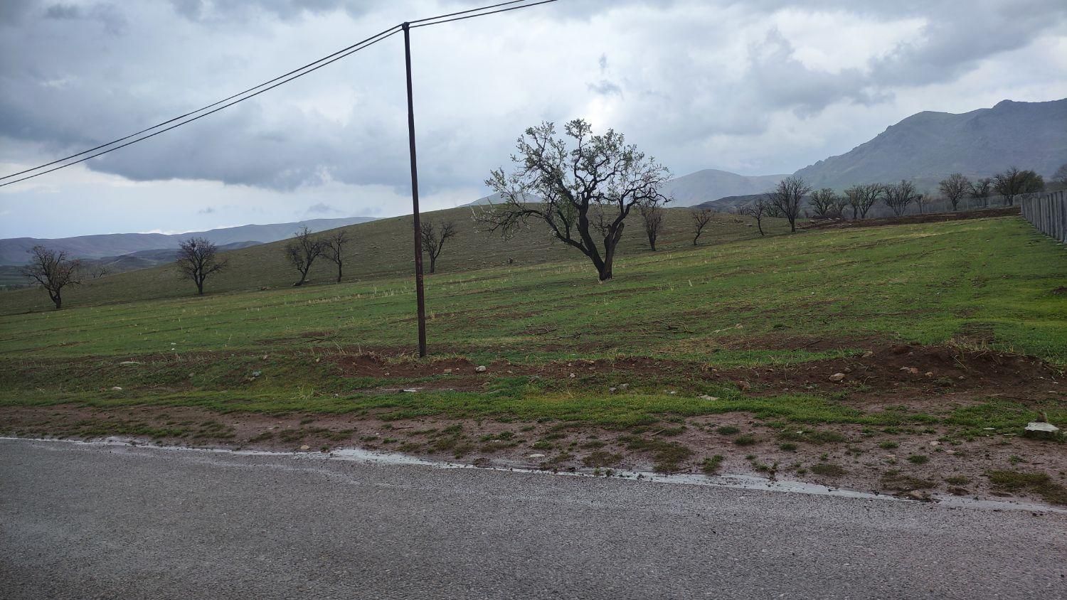زمین آبی کنار آسفالت چسبیده محدوده روستا هاچه سو|فروش زمین و ملک کلنگی|شاهین دژ, |دیوار