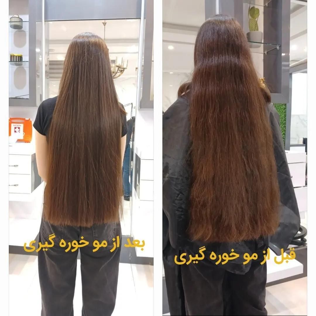 پکیج جوان ساز مو + بدون کراتین مو ابریشمی|خدمات آرایشگری و زیبایی|قم, سالاریه|دیوار