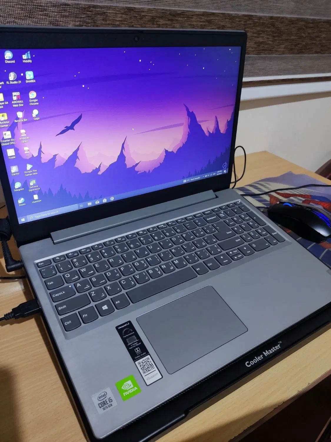 لپ تاپ لنوو lenovo ideapad 3|رایانه همراه|رشت, معلم|دیوار