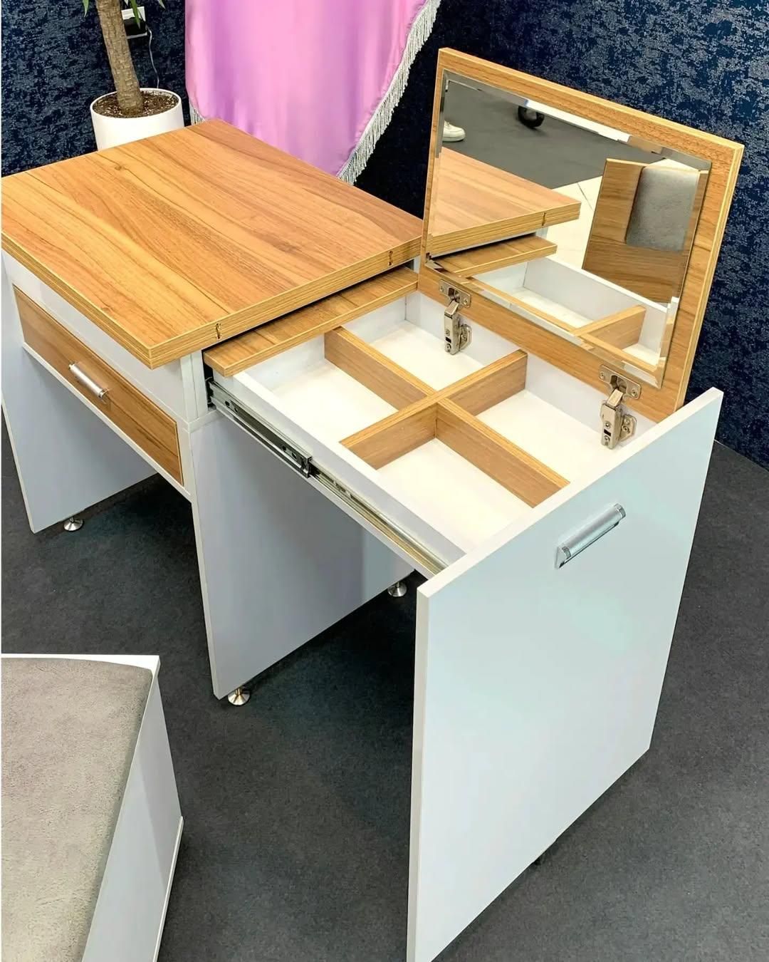 میز جادویی همه کاره کم جا ام دی اف در شهرضا|میز تحریر و کامپیوتر|شهرضا, |دیوار