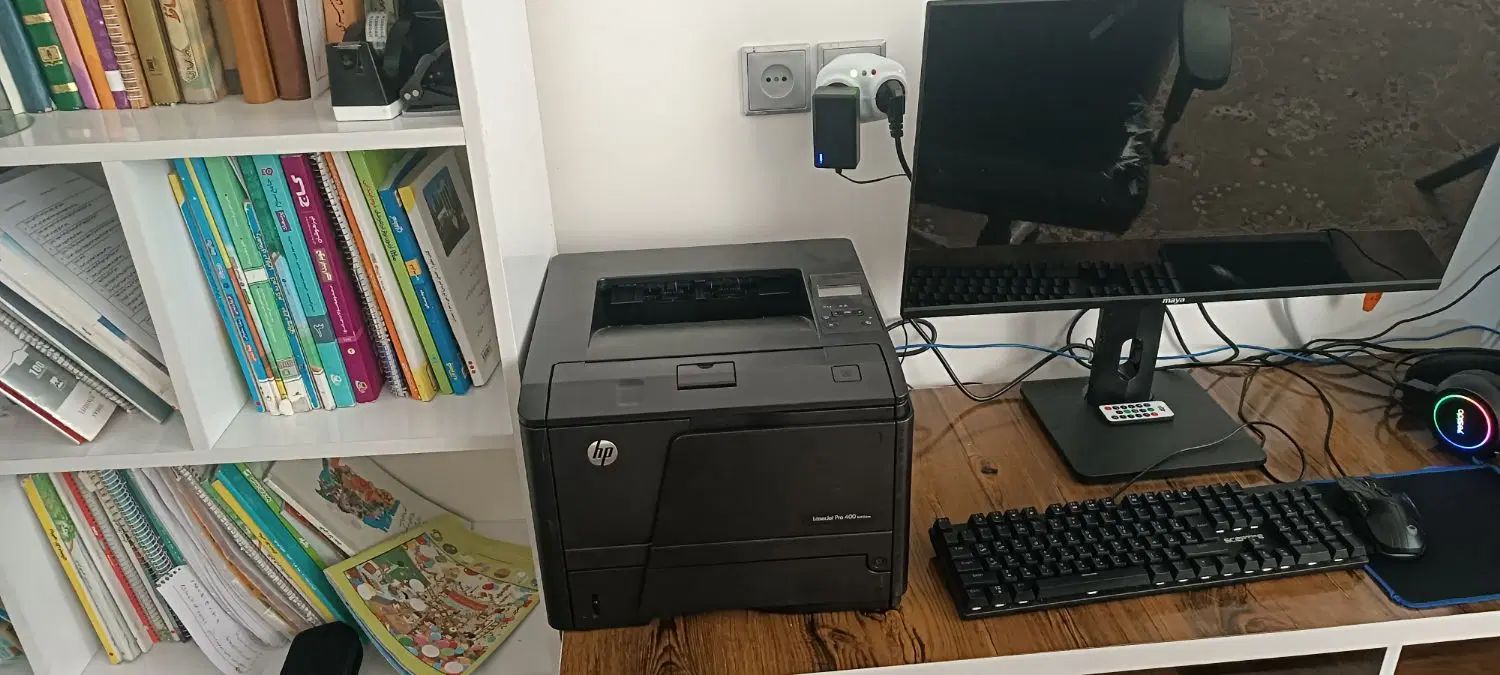 پرینتر hp 401dn پشت رو زن اتوماتیک( نورآباد ممسنی)|پرینتر، اسکنر، کپی، فکس|نورآباد ممسنی, |دیوار