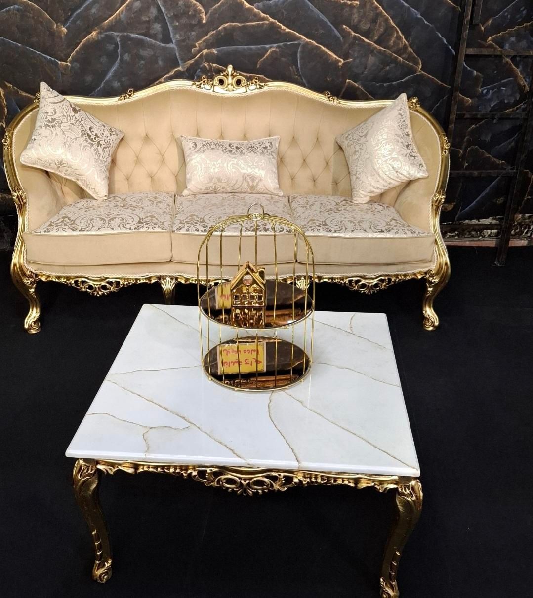 مبلمان کلاسیک استیل زمرد سلطنتی 7نفره مبلمان راحتی|مبلمان خانگی و میز عسلی|تهران, یافت آباد جنوبی|دیوار