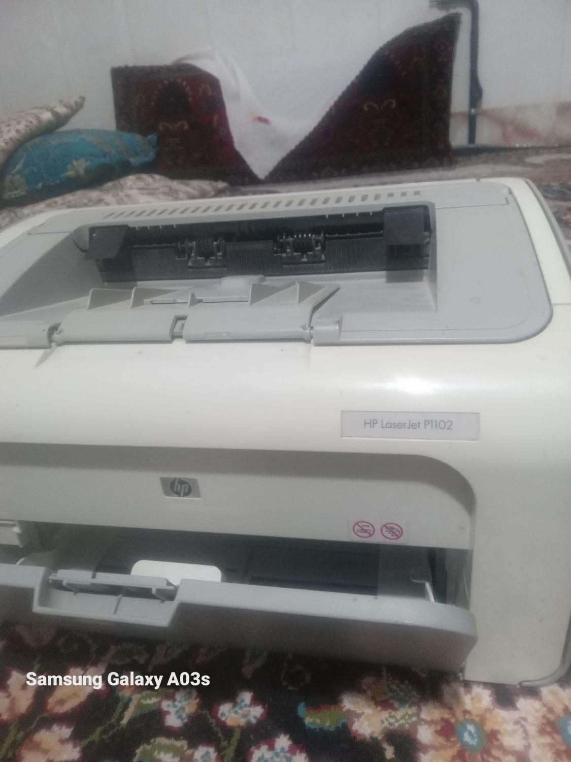 فروش یک دستگاه پرینتر چاب گر مدل hp LaserJat P1102|پرینتر، اسکنر، کپی، فکس|تربت جام, شیخ احمد جامی|دیوار