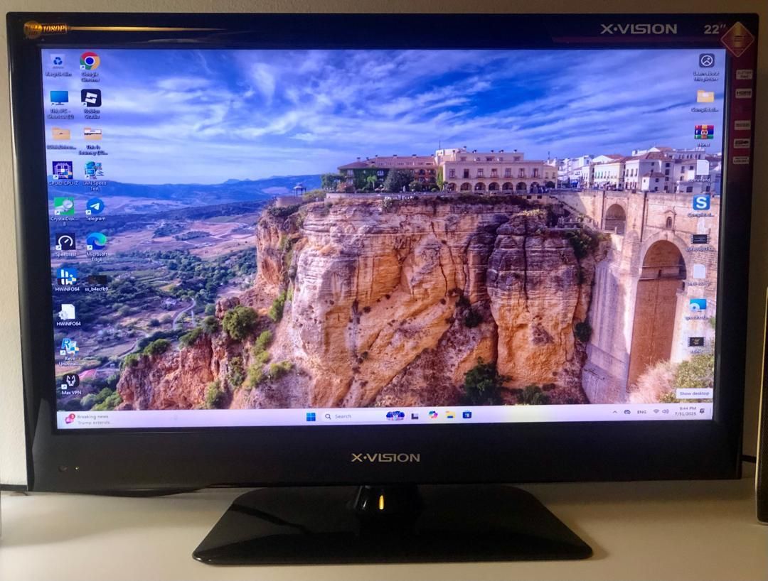 تلویزیون  مانیتور 22 اینچ xvision مدل LE-22A02|تلویزیون و پروژکتور|تهران, هفده شهریور|دیوار