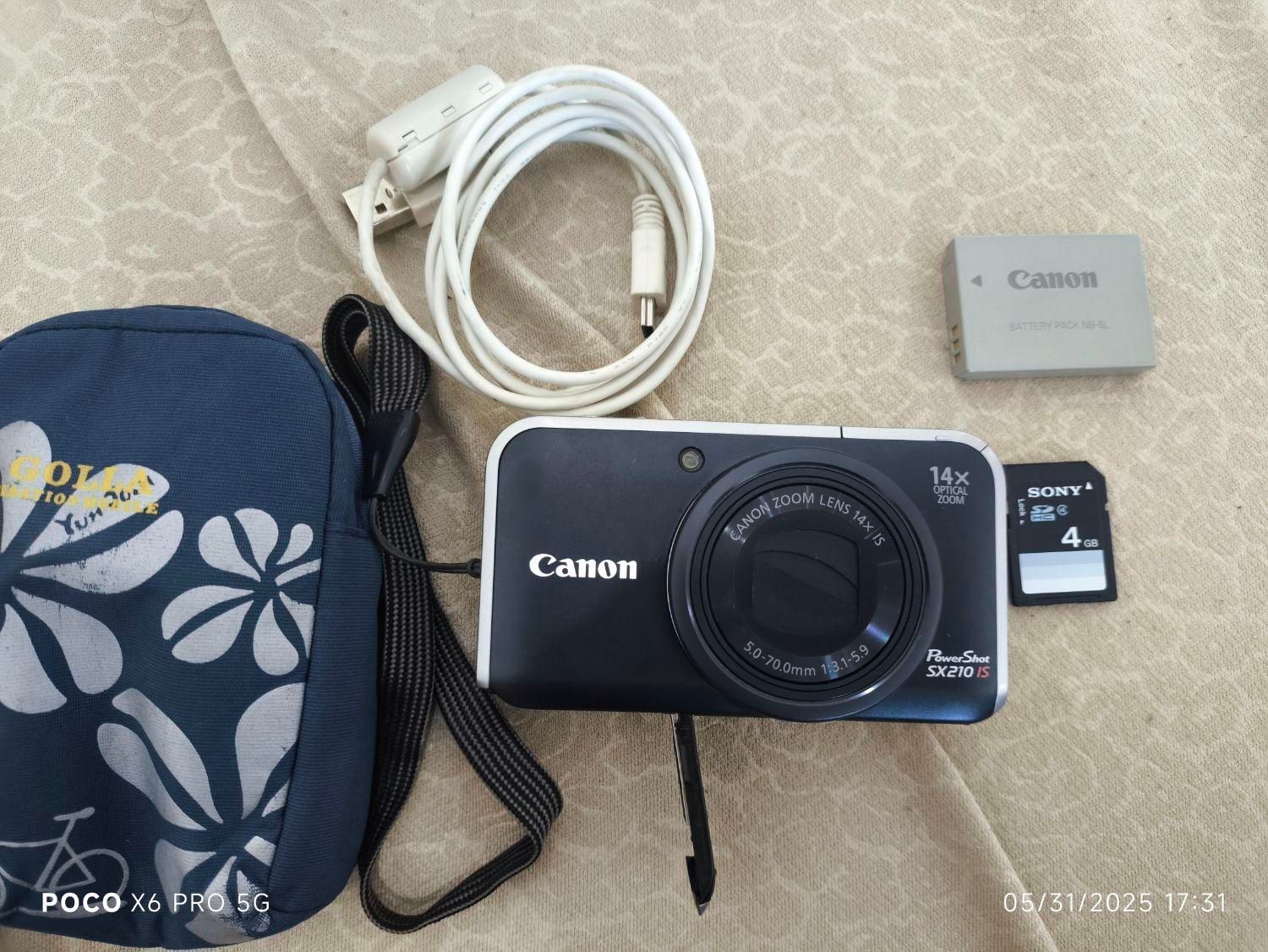 دوربین Canon SX210 IS|دوربین عکاسی و فیلم‌برداری|تهران, زرکش|دیوار