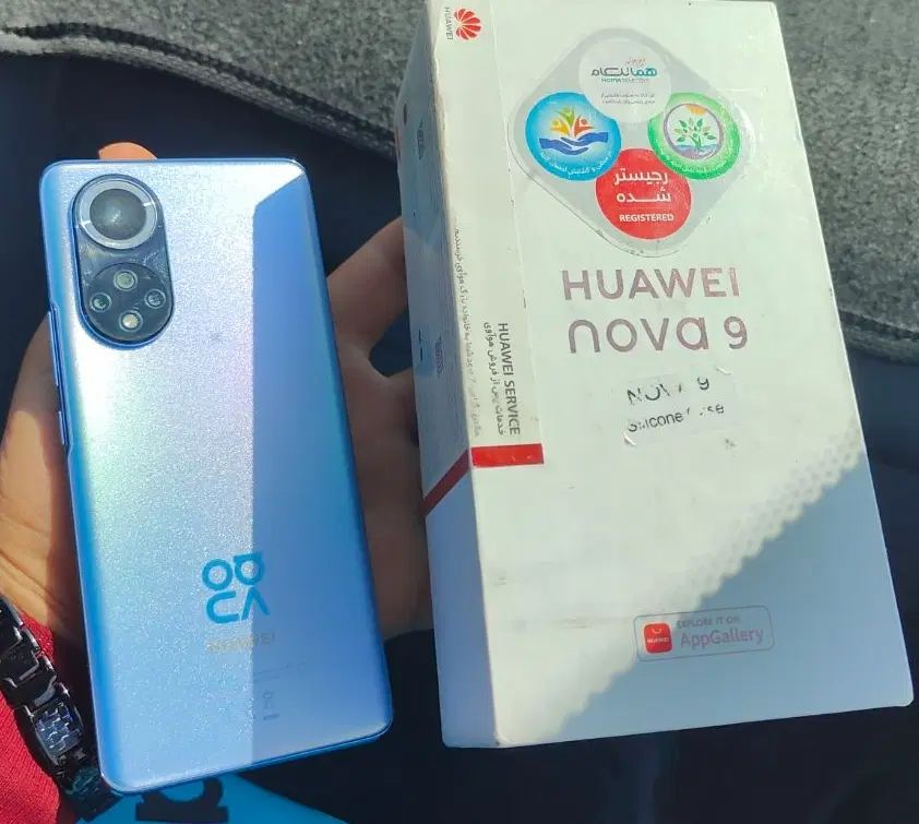 هواوی nova 9 با  ۱۲۸ گیگ رم۸ شارژر۶۶وات  صفحه ایج|موبایل|قم, باسکول|دیوار