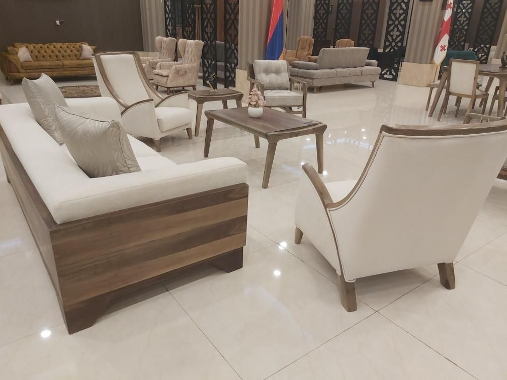 مبلمان ۸ نفره به قیمت تولیدی با ۳ سال ضمانت|مبلمان خانگی و میز عسلی|چالوس, |دیوار